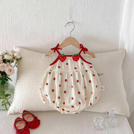 Sweet Strawberry Delight Romper